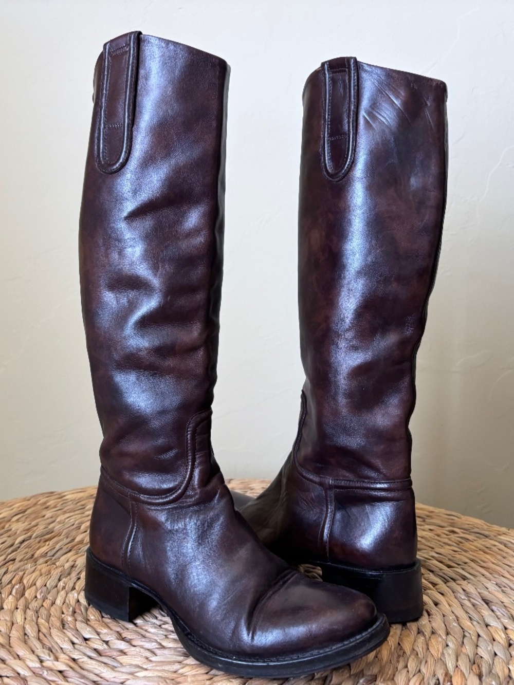ROCCO P / made in Italy / riding boot / 2000 / knee high riding boot / 37.5